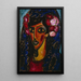 La Mantille bleue - Alexej von Jawlensky — indrammet kunstværk på væggen