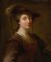 Portrait of a Lady Said To Be Louise Julie De Nesle Comtesse De Mailly - Alexis Grimou — visning af kunstværket