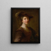 Portrait of a Lady Said To Be Louise Julie De Nesle Comtesse De Mailly - Alexis Grimou — indrammet kunstværk på væggen