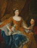Augusta Marie Jeanne de Baden-Baden hertuginde d'Orléans - Alexis Simon Belle — visning af kunstværket