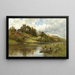 Belaugh sur la Bure, Norfolk - Alfred Augustus Glendening — indrammet kunstværk på væggen