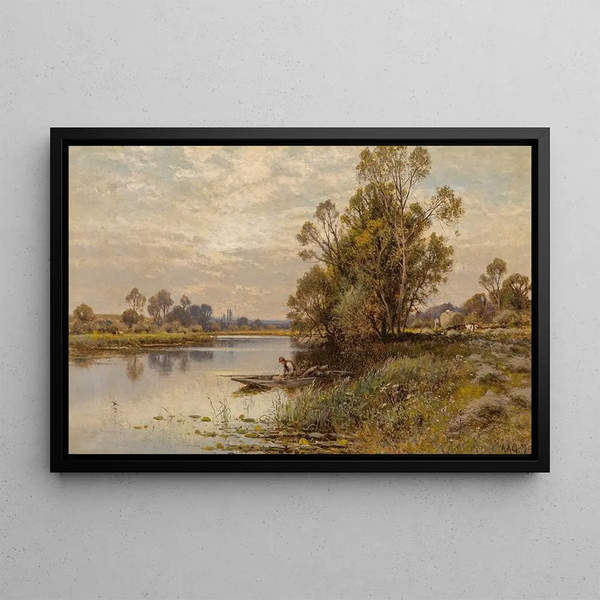 Alfred Augustus Glendening - The Thames above Sunbury.webp