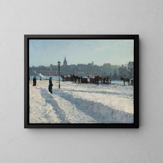 Alfred Bergstrm - Winter Scene from the Stockholm Waterfront.webp