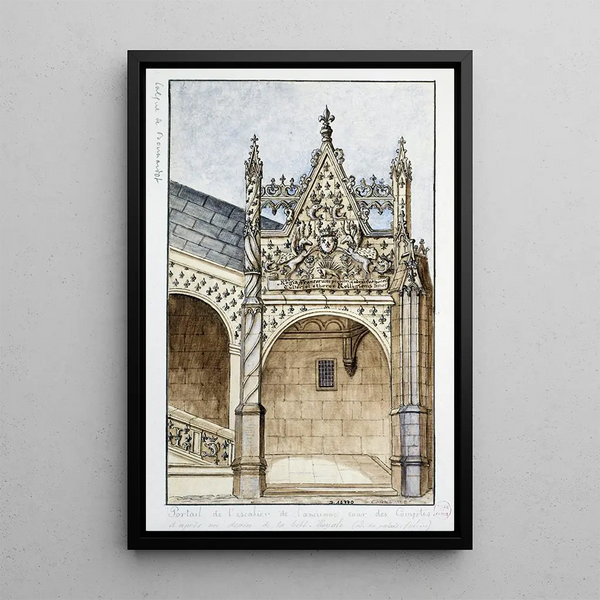 Alfred Bonnardot - Ancienne cour des Comptes portail de lescalier.webp