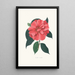 Illustrationer og beskrivelser af planterne, der udgør den naturlige orden af Camellieae Pl04 - Alfred Chandler — indrammet kunstværk på væggen