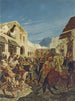 Musicians juifs dans les rues de Tétouan - Alfred Dehodencq — visning af kunstværket