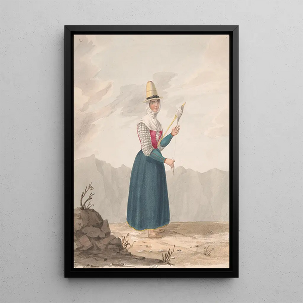 Reproduktion af maleriet Fille de Hierro - Alfred Diston