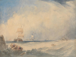 Alfred Gomersal Vickers - Shipping Scene in the Harbor of Dunkerque.webp