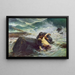Farvel - Alfred Guillou — indrammet kunstværk på væggen