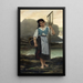 Reproduktion af maleriet Le Ramasseur de moules - Alfred Guillou