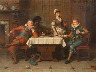 Alfred Holst Tourrier - The card players.webp