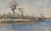 En en flod i Wilmington, NC - Alfred Parsons — visning af kunstværket