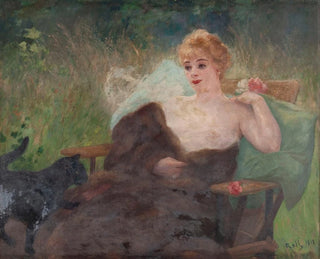 Alfred Philippe Roll - Portrait of Miss Amlie Diterle in 1913.webp