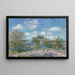 Eftermiddag i maj nær Moret-sur-Loing - Alfred Sisley — indrammet kunstværk på væggen