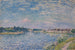 La Seine ved Saint-Mammès om aftenen - Alfred Sisley — visning af kunstværket