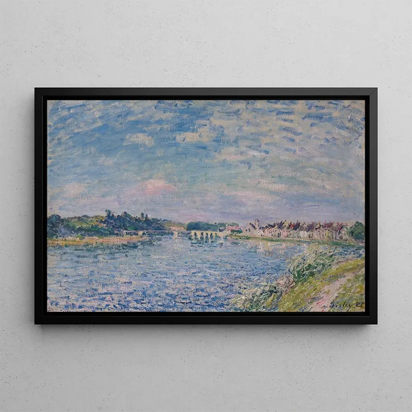 Alfred Sisley - La Seine SaintMamms le soir.webp