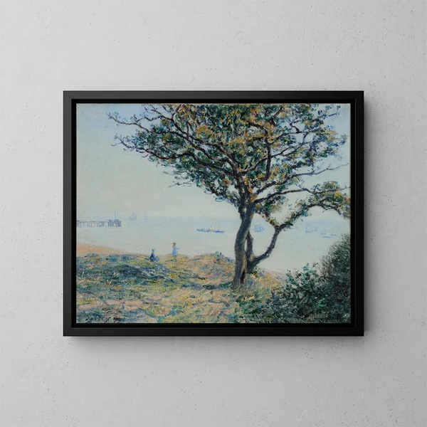 La rade de Cardiff - Alfred Sisley — indrammet kunstværk på væggen