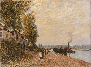 Alfred Sisley - Le remorqueur le Loing  SaintMamms.webp
