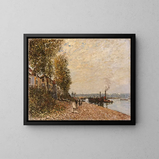 Alfred Sisley - Le remorqueur le Loing  SaintMamms.webp