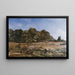Lisière af Fontainebleau-skoven - Alfred Sisley — indrammet kunstværk på væggen