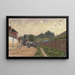 Marly-le-Roi - Alfred Sisley — indrammet kunstværk på væggen