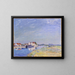 Saint Mammes - Alfred Sisley — indrammet kunstværk på væggen