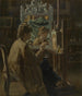 Kunstner i sit atelier - Alfred Stevens — visning af kunstværket