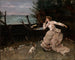 En fuld refleksion - Alfred Stevens — visning af kunstværket