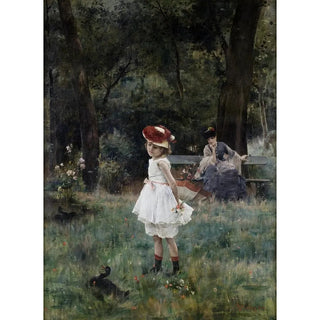 Alfred Stevens - La Fillette Aux Canards.webp
