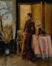 La Neige - Alfred Stevens — visning af kunstværket