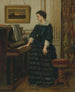 L'absence - Alfred Stevens — visning af kunstværket