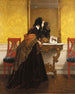 Le bouquet - Alfred Stevens — visning af kunstværket