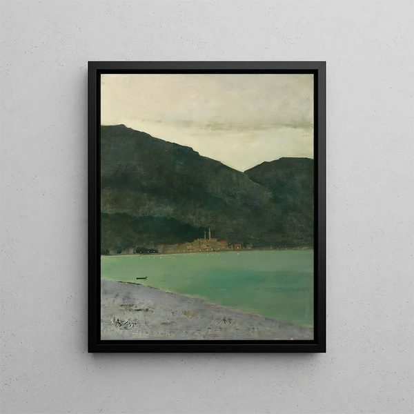 Menton næsten nat 2. tryk - Alfred Stevens — indrammet kunstværk på væggen