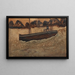 en fiskerbåd til søs - Alfred Wallis — indrammet kunstværk på væggen
