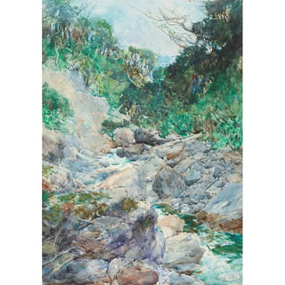 Alfred Walsh - An alpine stream Otira.webp