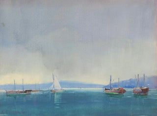Alfred Walsh - Evening after rain Auckland.webp