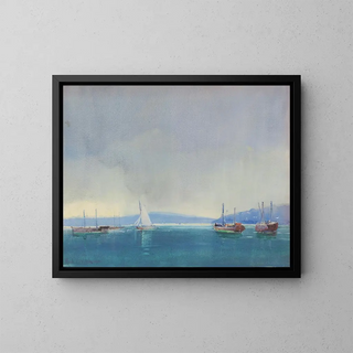 Alfred Walsh - Evening after rain Auckland.webp