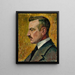 Portrait af kunstneren Magnus Enckell - Alfred William Finch — indrammet kunstværk på væggen
