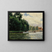 Thames i Richmond - Alfred William Finch — indrammet kunstværk på væggen
