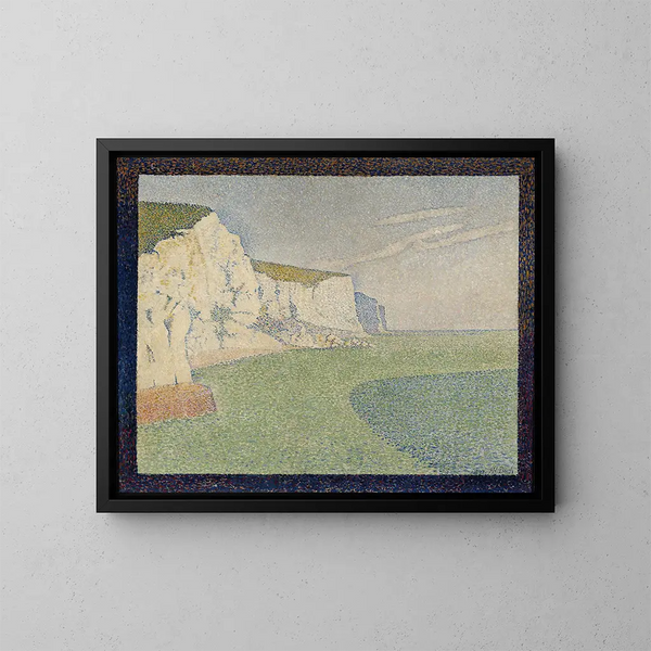 Les falaises de Douvres - Alfred William Finch — indrammet kunstværk på væggen