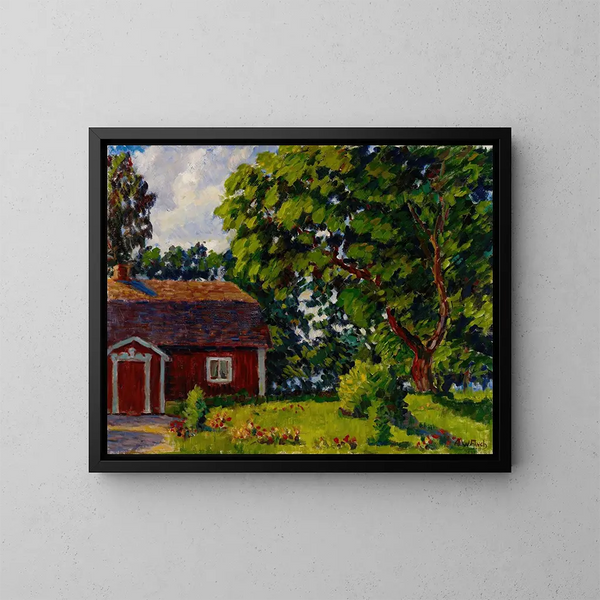 Musée d'Urajrvi - Alfred William Finch — indrammet kunstværk på væggen