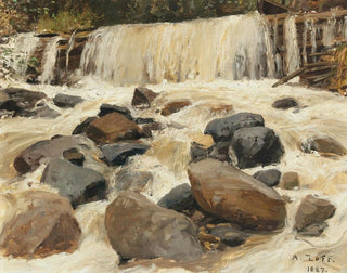 Alfred Zoff - A River Dam.webp