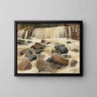 Alfred Zoff - A River Dam.webp