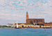Vue de la cathédrale à Chioggia - Alfred Zoff — visning af kunstværket
