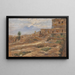 Vue sur Castel Sant'Elmo - Alfred Zoff — indrammet kunstværk på væggen