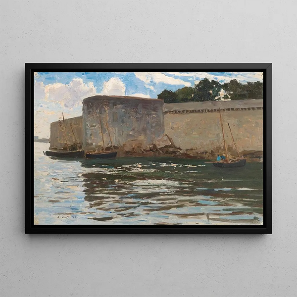 Alfred Zoff - Homecoming Of The Fishermen Of Concarneau.webp