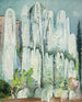 Fontaine i en have i Rom - Alice Bailly — visning af kunstværket