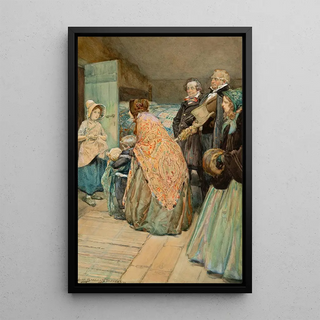 Alice Barber Stephens - Bleak House interior illustration.webp