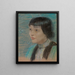 Anna May Wong - Alice Pike Barney — indrammet kunstværk på væggen