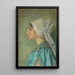 Reproduktion af maleriet Bonnet breton - Alice Pike Barney